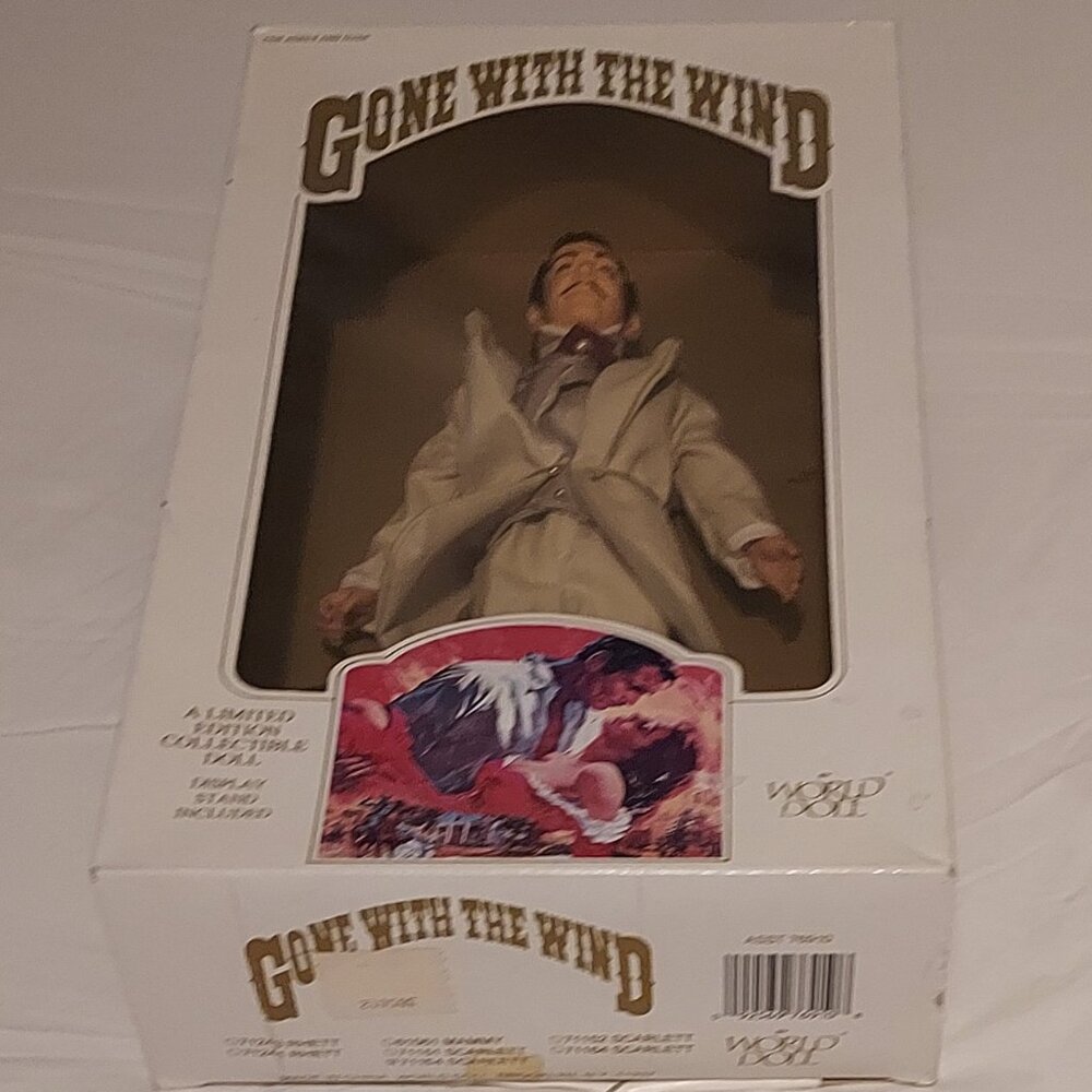 Vintage World Doll Gone With The Wind Clark Gable Collectible Doll